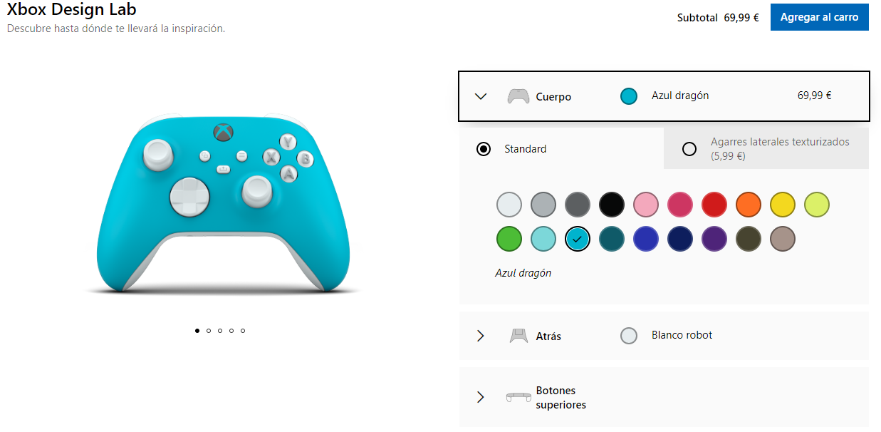 Xbox Design Lab Diseña tu propio mando Molus Home
