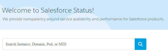 Buscador Status Salesforce